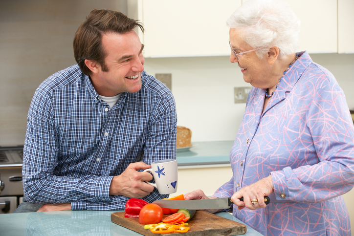 visits to elderly parents